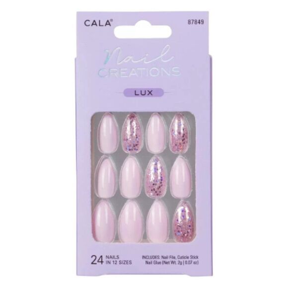 Cala False Nails - Nail Creations Lux (24 Pieces) - Picture 1 of 4